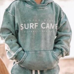 Little Bipsy Teal Surf Camp Hoodie
